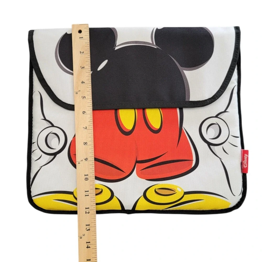 Disney‎ Mickey Mouse Bag Set 3 Piece Tote Crossbody Purse Laptop Sleeve Black